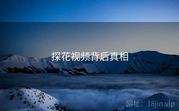 探花视频背后真相