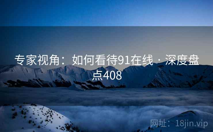 专家视角：如何看待91在线 · 深度盘点408