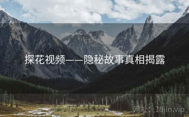 探花视频——隐秘故事真相揭露 探花视频——隐秘故事真相揭露
