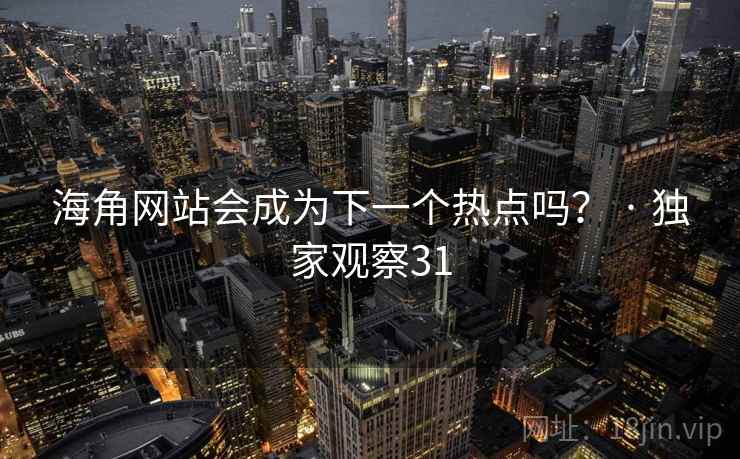 海角网站会成为下一个热点吗? · 独家观察31 海角网站会成为下一个热点吗? · 独家观察31